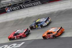 Darrell Wallace Jr., Roush Fenway Racing Ford, Regan Smith, JR Motorsports Chevrolet, Daniel Suarez, Joe Gibbs Racing Toyota