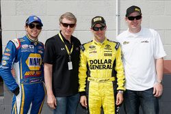 Chase Elliott, Bill Elliott, Matt Kenseth, Ross Kenseth