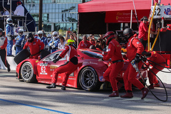 #62 Risi Competizione Ferrari F458: Pierre Kaffer, Giancarlo Fisichella, Olivier Beretta