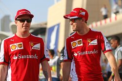 Kimi Raikkonen et Sebastian Vettel, Ferrari