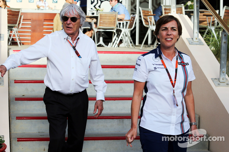 Bernie Ecclestone, ve Claire Williams, Williams Yardımcı Takım Başkanı