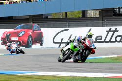 Kenan Sofuoglu, Puccetti Racing Kawasaki, et Jules Cluzel, MV Agusta