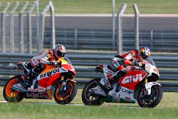 Jack Miller, Team LCR, Honda, und Hiroshi Aoyama, Repsol Honda Team