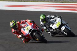 Andrea Iannone, Ducati Team and Cal Crutchlow, Team LCR Honda