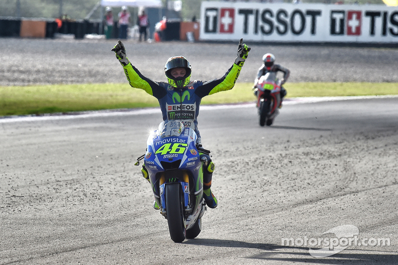 La de 2015 en Termas es la última victoria de Rossi fuera de Europa en MotoGP