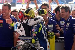 Valentino Rossi, Yamaha Factory Racing and Cal Crutchlow, Team LCR Honda