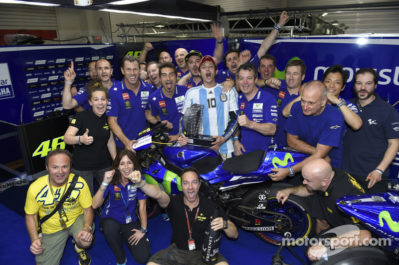 Ganador Valentino Rossi, de Yamaha Factory Racing