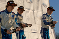 Podium : Rafael Martins, Lando Norris et Daniel Ticktum