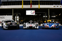 #19 Porsche Team 919 Hybrid, #47 KCMG Oreca 05 Nissan et #88 Proton Competition Porsche 911 RSR