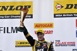 Podium: Third placed Adam Morgan