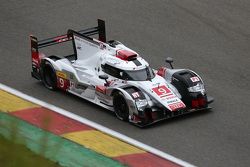 #9 Audi Sport Team Joest Audi R18 e-tron quattro Hybrid: Filipe Albuquerque, Marco Bonanomi, Rene Ra