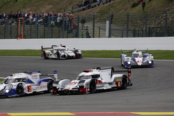 #8 Audi Sport Team Joest, Audi R18 e-tron quattro: Lucas di Grassi, Loic Duval, Oliver Jarvis