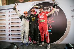 Podium: Ricardo Dasso, el ganador, Nelson Piquet Jr. y Nicolas Fuchs