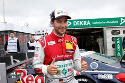 Ganador de la Pole 2, Mike Rockenfeller, Audi Sport Team Phoenix Audi RS 5 DTM