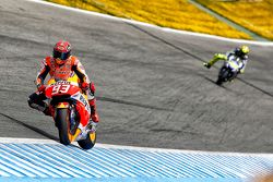 Marc Marquez, Repsol Honda Team et Valentino Rossi, Yamaha Factory Racing