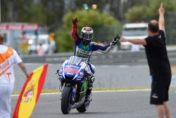 Race winner Jorge Lorenzo, Yamaha Factory Racing