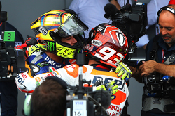 Marc Márquez y Valentino Rossi