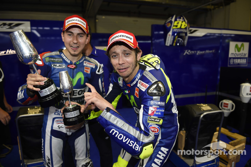 Valentino Rossi y Jorge Lorenzo