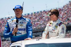 Michael Waltrip and Carl Edwards, Joe Gibbs Racing Toyota