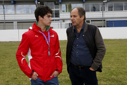 Lance Stroll with Gerhard Berger