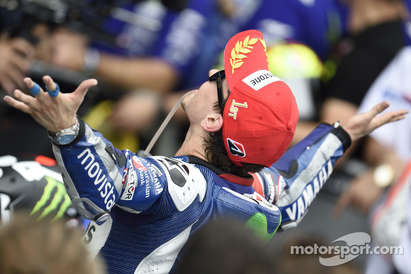 Race winner Jorge Lorenzo, Yamaha Factory Racing