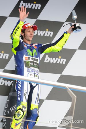 Third place Valentino Rossi, Yamaha Factory Racing