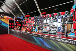 F1 Merchandise Stand
