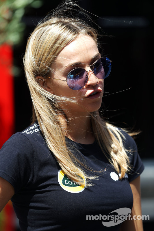 Carmen Jordá, Lotus F1 Piloto de Desarrollo Equipo