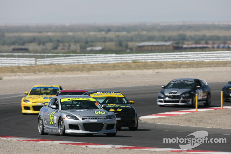 #66 SpeedSource Mazda RX-8: Marcelo Abello, Nick Fanelli