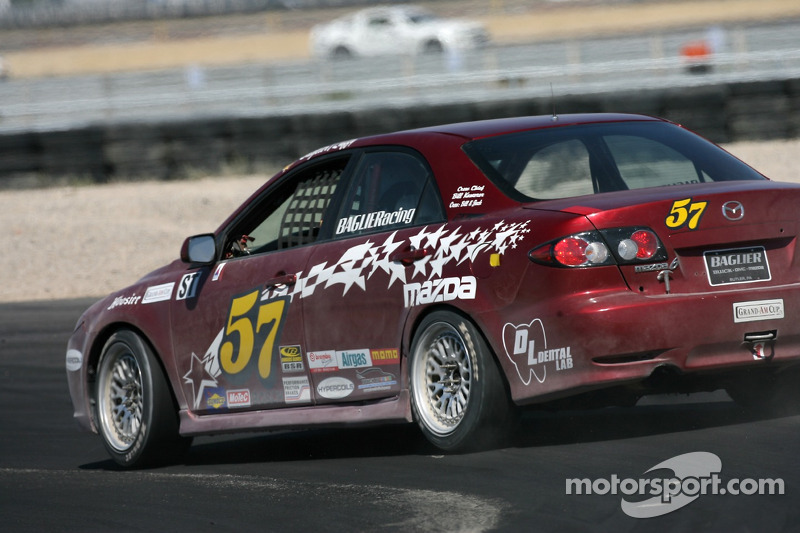 Mazda 6 n°57 Baglieracing : Dennis Baglier, Marty Luffy slides