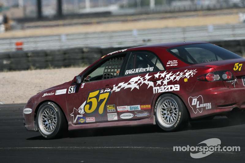 Mazda 6 n°57 Baglieracing : Dennis Baglier, Marty Luffy slides