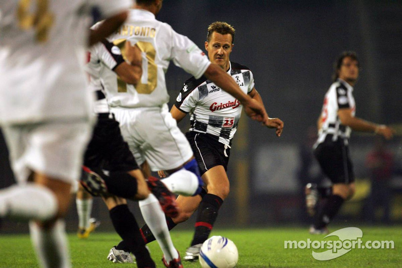 National pilotu s charity football match, Stadio Brianteo Stadio Brianteo: Michael Schumacher