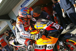 Nicky Hayden et Peter Benson