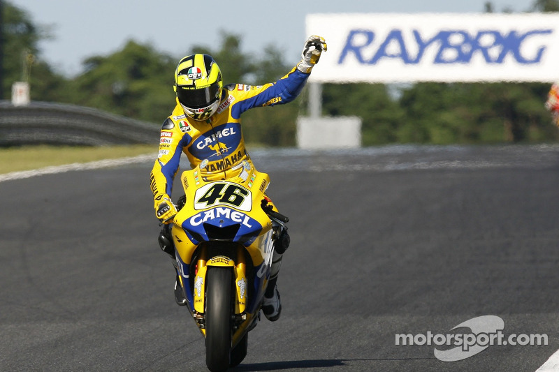 Valentino Rossi se lleva el segundo lugar