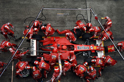 Pitstop for Michael Schumacher