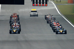 Starting grid waits for green light