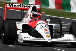 Gerhard Berger in the McLaren Honda