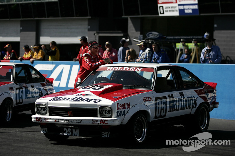 An incredible line-up of Brock cars