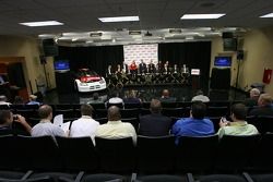 ESPN press conference: the broadcast and production crew for ESPN's coverage of NASCAR