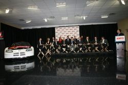 ESPN press conference: the broadcast and production crew for ESPN's coverage of NASCAR