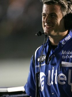 Ryan Newman's crew chief Matt Borland