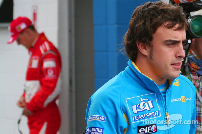 Fernando Alonso y Michael Schumacher