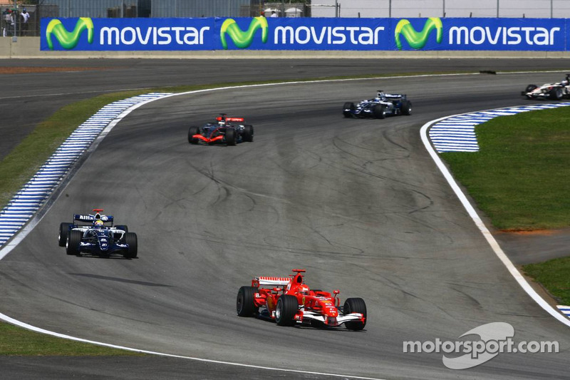 Schumachers letzte Einführungsrunde als Ferrari-Pilot