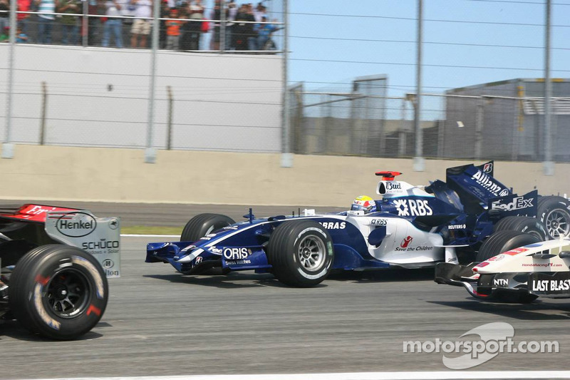 2006 Brezilya GP, Mark Webber vs Nico Rosberg, Williams