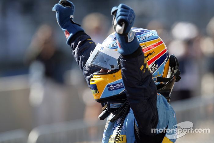 Fernando Alonso, campeón del mundo de F1 2006