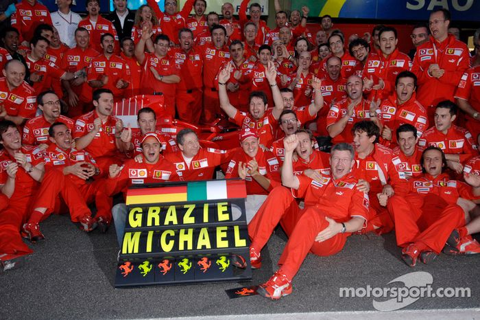 Michael Schumacher se despide de Ferrari en su retirada de la Fórmula 1