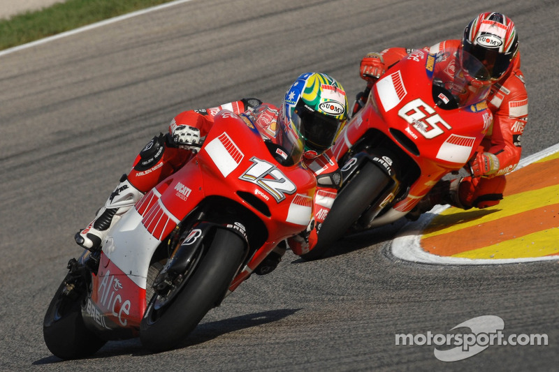 Troy Bayliss y Loris Capirossi