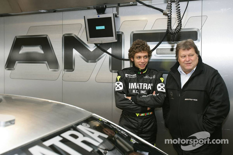 Valentino Rossi con Norbert Haug