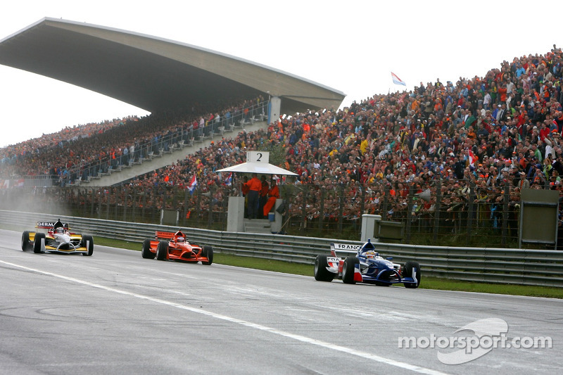 Nicolas Lapierre Nico Hulkenberg en Jeroen Bleekemolen