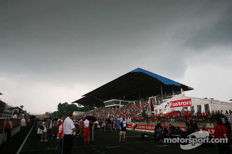 The rain clouds over the grid